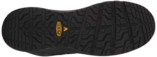 KEEN Utility Men's Vista Energy Low Height Sneakers Composite Toe Industrial Work Shoes, Vapor/Black, 11