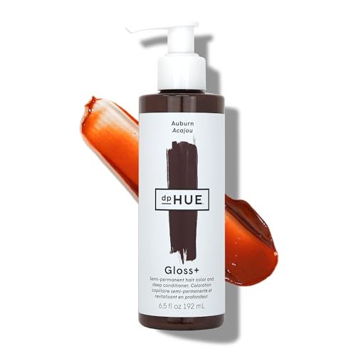 dpHUE Gloss+, Medium Brown - 6.5 oz - Semi-Permanent Hair Color & Conditioner - Lasts Up to Eight Washes - Paraben, SLS & SLES Sulfate Free - Vegan, Leaping Bunny Certified