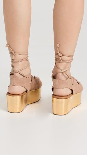See by Chloe Women's Liana Sandals, Nude, Tan, 5 Medium US