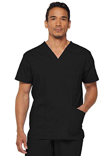 Dickies mens EDS Signature V-Neck Scrub Top Wine Medium