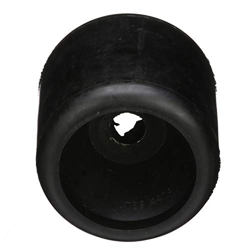 Seachoice Molded Ribbed Wobble Roller, Black, Boat Trailer, 4-1/4 in. X 3/4 in.