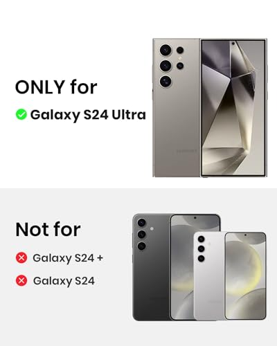CUZMIGO Samsung Galaxy S24 Ultra Case for Women, Cute Neon Bright Color, Glitter Bling Thin Slim Shockproof Silicone Sparkly Case, Soft TPU Phone Case for Women and Girls, Black
