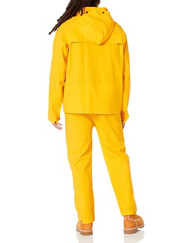 Custom Leathercraft mens Bib powersports rain suits, Yellow, Medium US