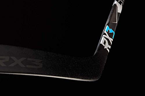 STX Ice Hockey Surgeon RX3 Hockey Stick, Junior, Right, 45, X88, Black/Blue