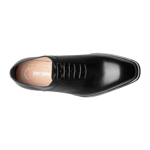 Stacy Adams Men's Halloway Lace Up Oxford, Cognac Multi, 12