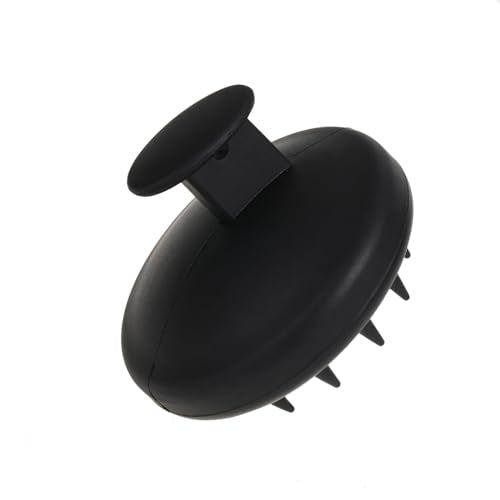 Josoft Silicone Scalp Massager Shampoo Brush, Hair Scrubber with Soft Silicone Bristles, Scalp Scrubber, Wet Dry Scalp Massager Hair Growth & Scalp Care(Black)