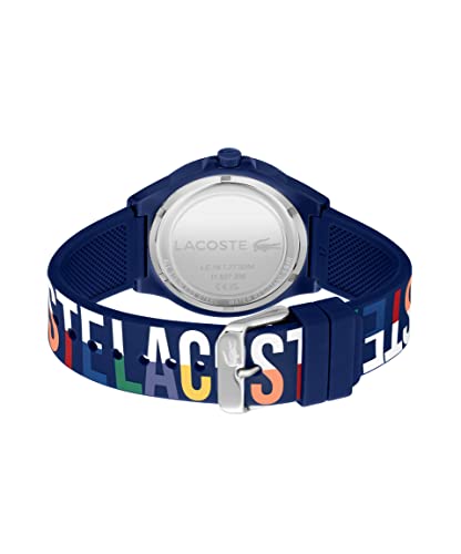 Lacoste Neocroc Men's Quartz Plastic and Silicone Strap Watch, Color: Multi Color (Model: 2011184)