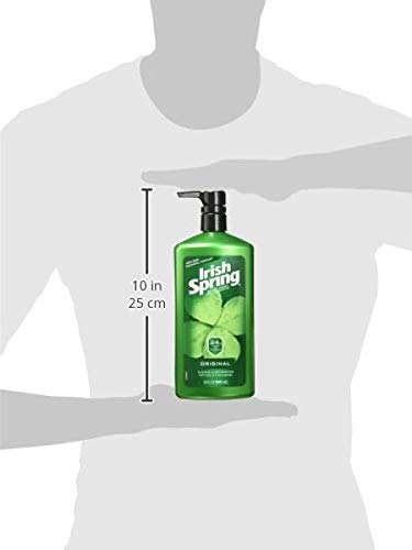 Irish Spring Gear Men's Body Wash, Exfoliating Clean with Volcanic Minerals - 18 fluid ounce (4 Pack)