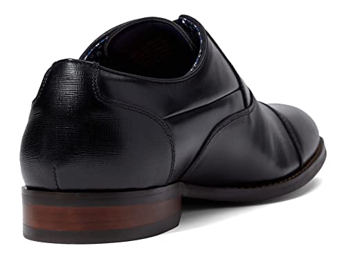 Stacy Adams Men's Kallum Cap Toe Oxford, Black, 10.5