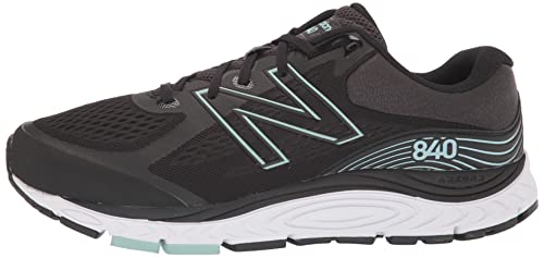 New Balance Women's W840V5 Running Shoe, Black/Storm Blue, 6.5