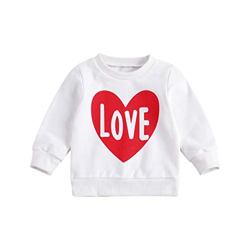 DuAnyozu Infant Toddler Baby Girl Long Sleeve Shirts Daddys Girl Pullover Sweatshirt Tops Fall Outfit Casual Clothes (Black, 0-6 Months)