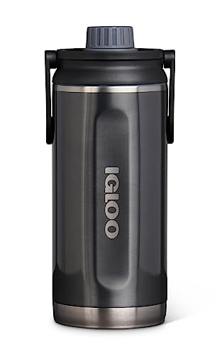 Igloo, 36 OZ Stainless Steel, Twist ‘n’ Chug Bottle, Carbonite