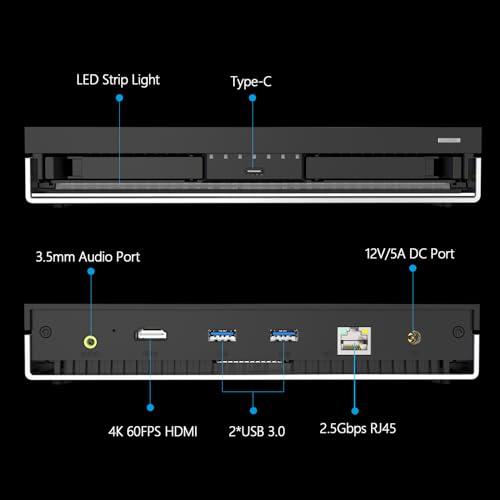 LincStation N1 6 Bay NAS Storage Support 6x8TB SSD Network Attached Storage with Unraid System License Home Server Cloud Storage Device Quiet/Portable (Diskless)