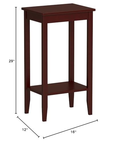 DHP Rosewood Tall End Table