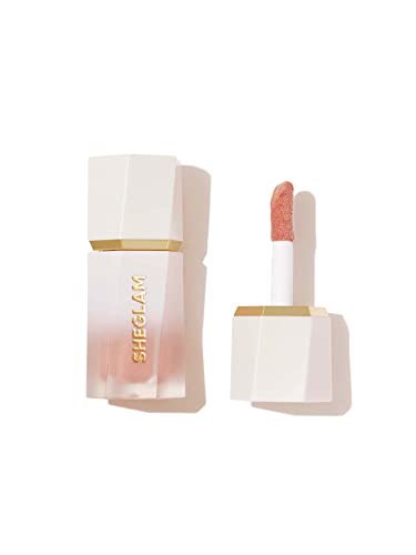 SHEGLAM Glow Bloom Liquid Waterproof Highlighter Long Lasting Cream Highlighter with Shimmer Dewy Finish - Bellini Brunch