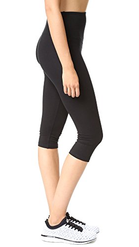 Yummie Women's Talia Capri Cotton Stretch Shapewear Legging Black, X-Small