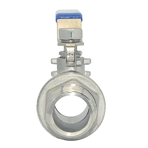 DAN SPEED 1 Inch Male x Female NPT Ball Valve S304 Stainless Steel,Full Port Heavy Duty for Water, Oil, and Gas,1000WOG (1 inch)