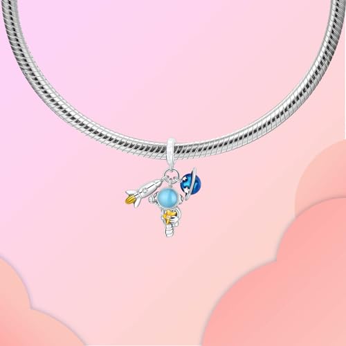 LUXILLA Mother Infinity Symbol Dangle Charm 925 Sterling Silver Charms fit Bracelets Necklace Pendant Bead Charms Jewelry Gift for Women Family Friends