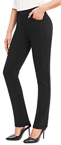 IUGA Women's Yoga Dress Pants 31''/29'' Straight Leg Slacks