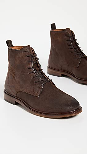 Shoe the Bear Men's Ned Waxed Suede Boots, Brown, 7 Medium US