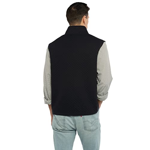 Vantage Apparel Men's Collegiate Full Zip Quilted Vest, New York University Violets, Medium