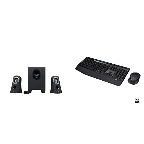 Logitech Z313 Speaker System Bundle K400 Plus Wireless Touch TV Keyboard with Easy Media Control and Built-in Touchpad
