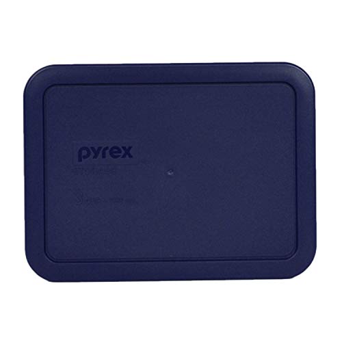 Pyrex 7210-PC Rectangle Dark Blue 3 Cup Storage Lid for Glass Dish (1, Dark Blue)