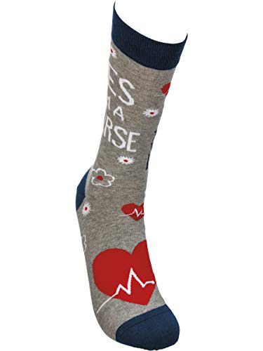 Primitives by Kathy Socks - Yes I'm a Nurse No I Don't Wanna Look At It, Unisex, One Size, LOL Collection