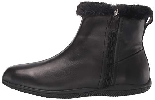 SoftWalk Women's Helena Ankle Boot, Smoke Nubuck, 9 Narrow