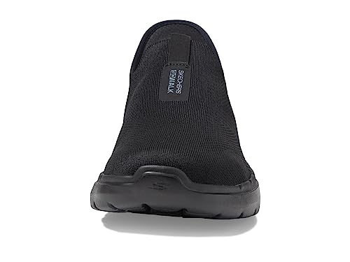 Skechers Men's Gowalk 6 Slip-Ins-Athletic Slip-On Walking Shoes | Casual Sneakers with Memory Foam, Black, 10