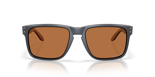Oakley Men's OO9238 Fives Squared Rectangular Sunglasses, SI Matte Black/Prizm Grey, 54 mm