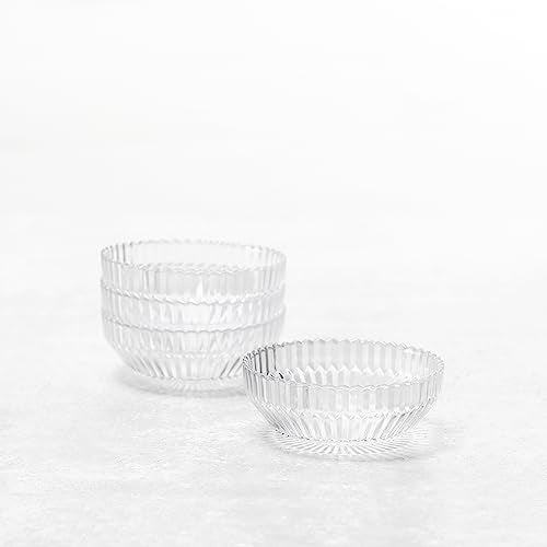 Fortessa Archie Glass 12 Piece Dinnerware Set, Service for 4, Clear