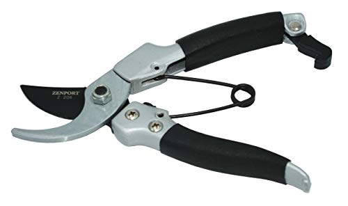Zenport Z206 Small Japanese Style Pruner, Wishbone Spring, .5-Inch Cut, 7-Inches Long