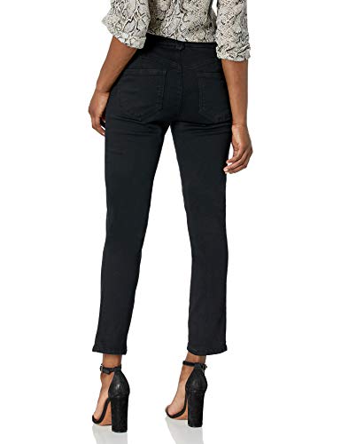 Democracy Women's Petite Ab Solution Crop, Black, 4P