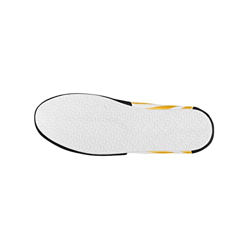 FOCO NHL Boston Bruins Women's Canvas Stripe Shoes, X-Large (11-12), Black