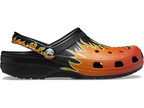 Crocs Unisex Classic Clog - Seasonal Graphic Storm/Meta Scape Men's 11, Women's 13 Medium