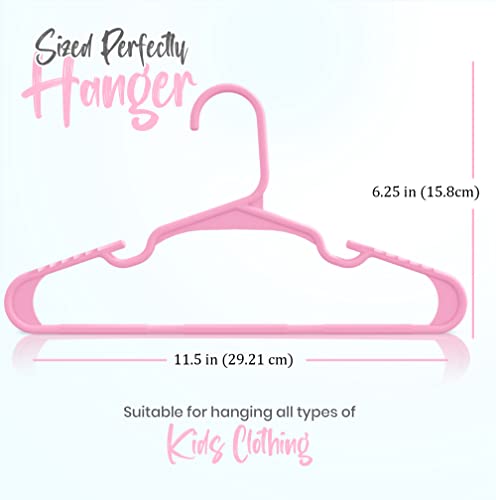 Utopia Home 360 Pack Kids Hangers - 11.5 Inch Plastic Baby Hangers for Closet - Childrens Hangers for Clothes & Infant Hangers for Closet - Ideal for Everyday Standard Use (White)