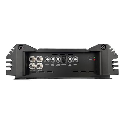 Orion XTR Series XTR1000.4 High Power Class A/B 4-Channel Amplifier - 1000W RMS, 2/4 Ohm Stable, High/Low Pass Crossover, Bass Boost Control, MOSFET Power Supply, Bass Knob Included, Made in Korea