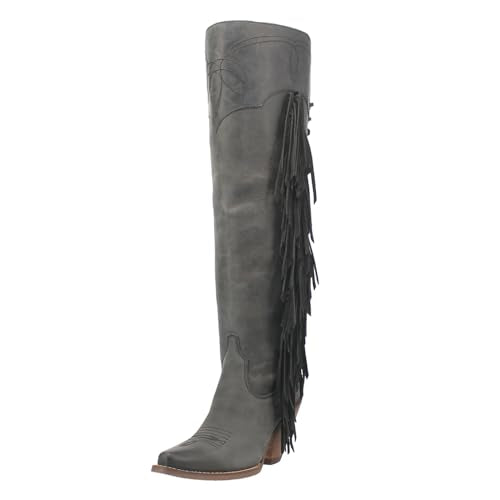 Dingo Boots Women's Sky High Fashion Boot, Black, 6