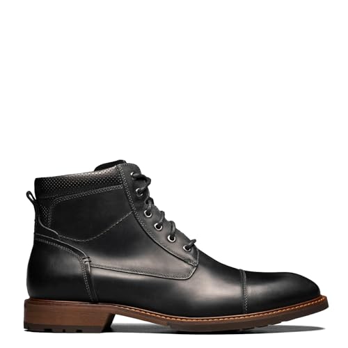 Florsheim Mens Chalet Cap Toe Boots Brown Crazy Horse 13 Medium