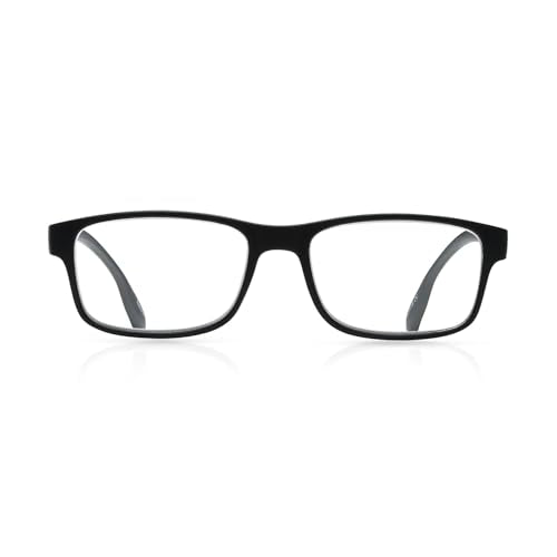 SAV Men’s Flex 2 5029 Reading Glasses - Flexible, Durable, Lightweight, Contemporary Readers For Men