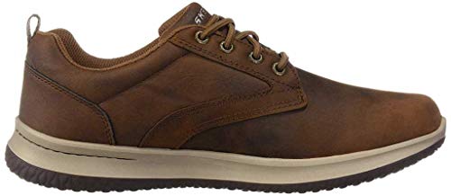 Skechers Men's Delson-Antigo Oxford, Tan, 10 M US