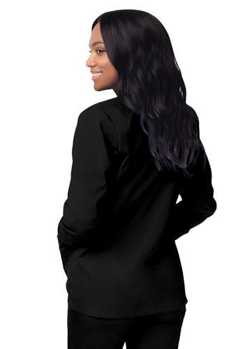 Sivvan Scrubs for Women - Front Snap Warm - Up Jacket - S8306 - Teal Blue - XS