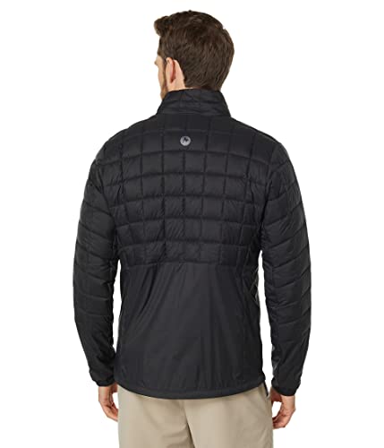MARMOT Men's Echo Featherless Hybrid - Lightweight Down-Alternative Jacket, Black, Small