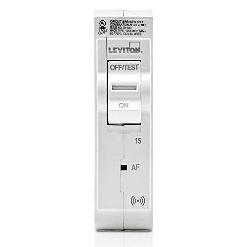 Leviton 60A 2-Pole Plug-On Smart Standard Branch Circuit Breaker, Hydraulic Magnetic, 120/240 VAC, LB260-S, White