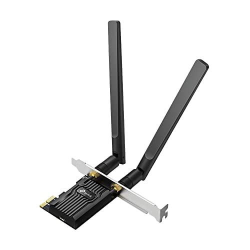 TP-Link WiFi 6 AX3000 PCIe WiFi Card (Archer TX3000E), Up to 2400Mbps, Bluetooth 5.2, 802.11AX Dual Band Wireless Adapter with MU-MIMO,OFDMA,Ultra-Low Latency, Supports Windows 11, 10 (64bit) only