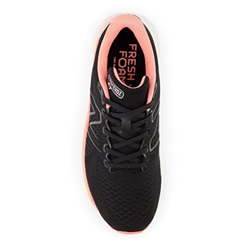 New Balance Women's Fresh Foam X EVOZ V3 Slip-Resistant Running Shoe, Black/Black Metallic/Black, 8