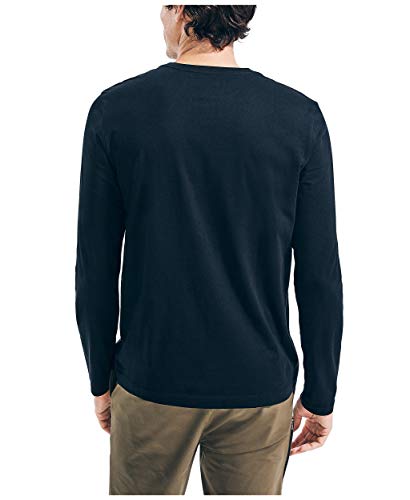 Nautica Men's J-Class Logo Long Sleeve T-Shirt, Zinfandel, XX-Large