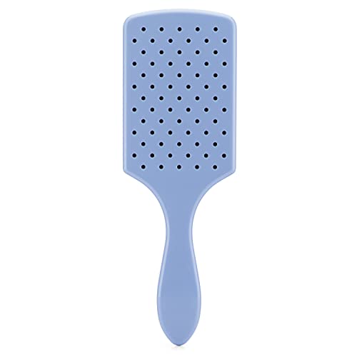 Wet Brush Paddle Detangler Hair Brush, Sky - Ultra-Soft IntelliFlex Detangling Bristles with AquaVent Design - Spread Hair Treatments Evenly - Pain-Free Hair Brush For Women, Men, Wet And Dry Hair