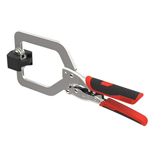 ARMOR TOOL Multi-Purpose C-Clamp - 3" Locking Plier with Auto Adjust Design & Swivel Pads - 3MPC-70